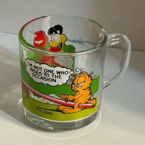 Garfield Comic Glass Mug